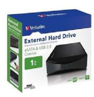 Verbatim 1TB External eSATA/USB 3.5  HDD (47526)